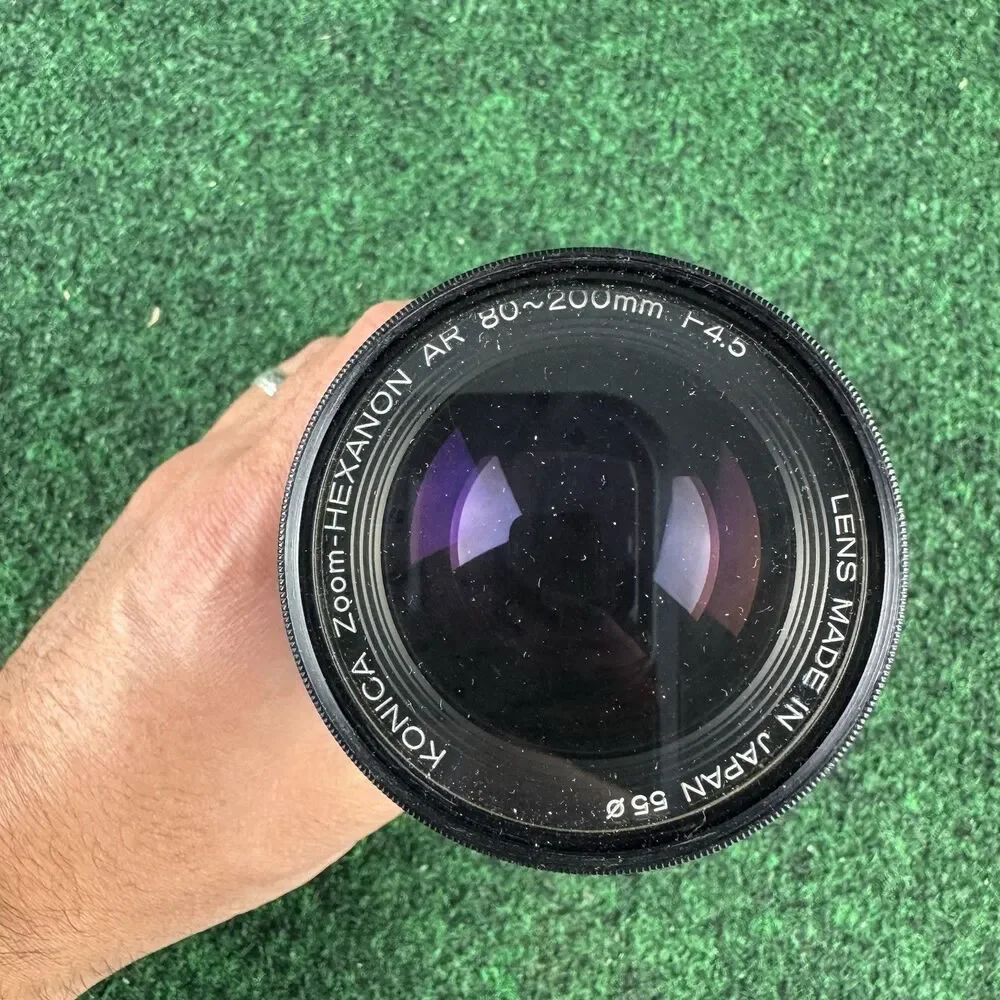 KONICA HEXANON AR 80-200MM F4.5 ZOOM LENS With Hoya 55mm UV[0]